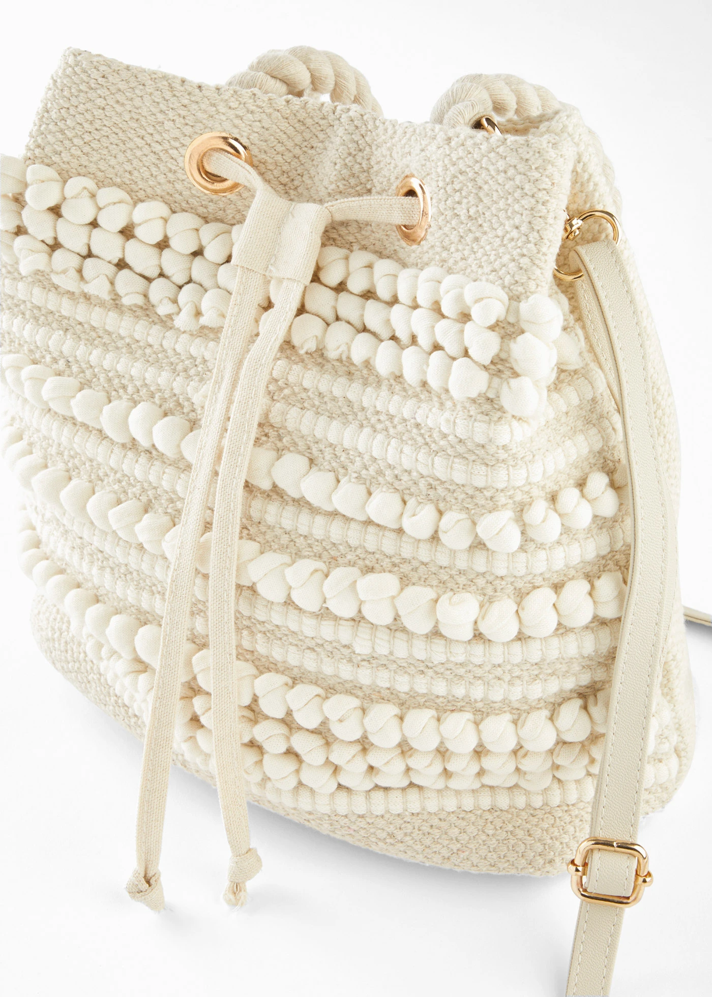 Sac seau texturé • beige naturel • Boutique bonprix
