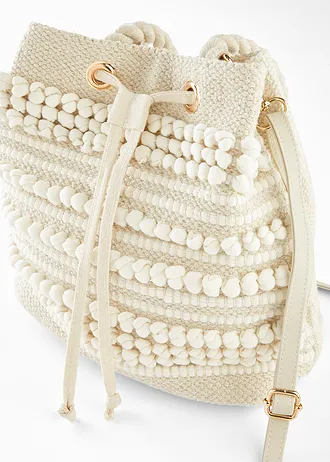 Sac seau texturé • beige naturel • Boutique bonprix