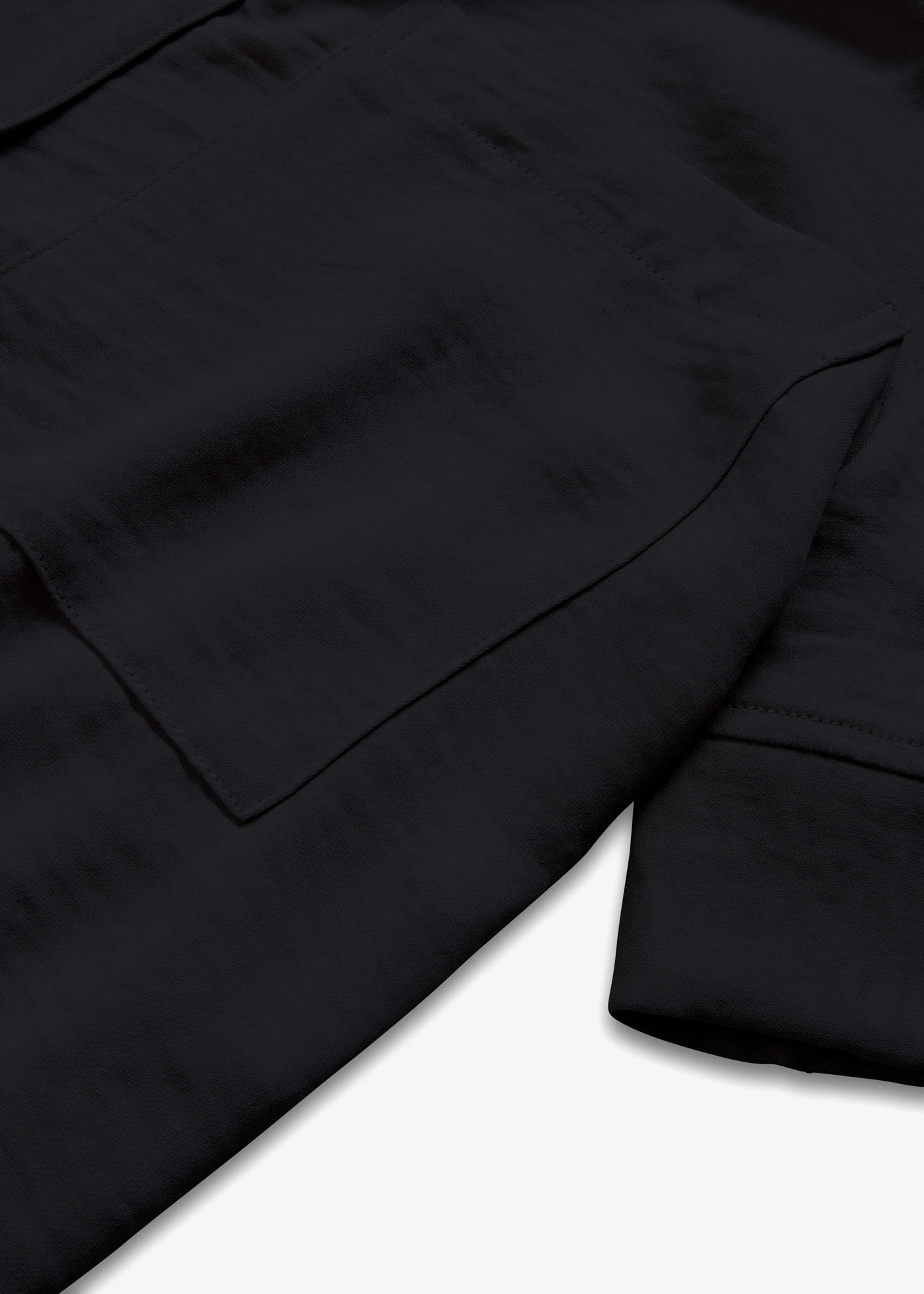 Blouse met borstzak en korte mouwen • zwart • bonprix online shop