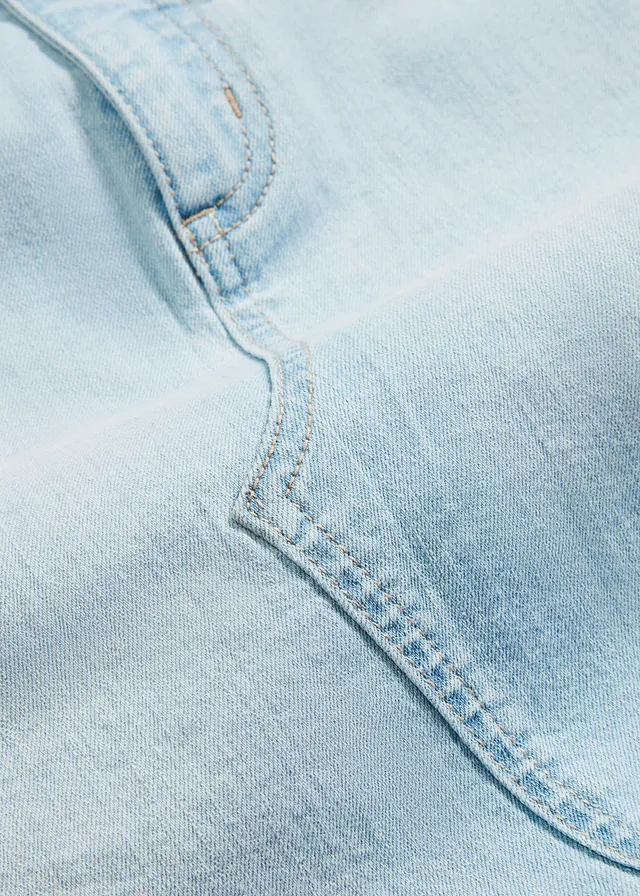 Jupe en jean fendue devant • bleu glacier denim • product-page.page-title-suffix