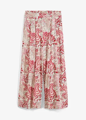Pantaloni cu print paisley