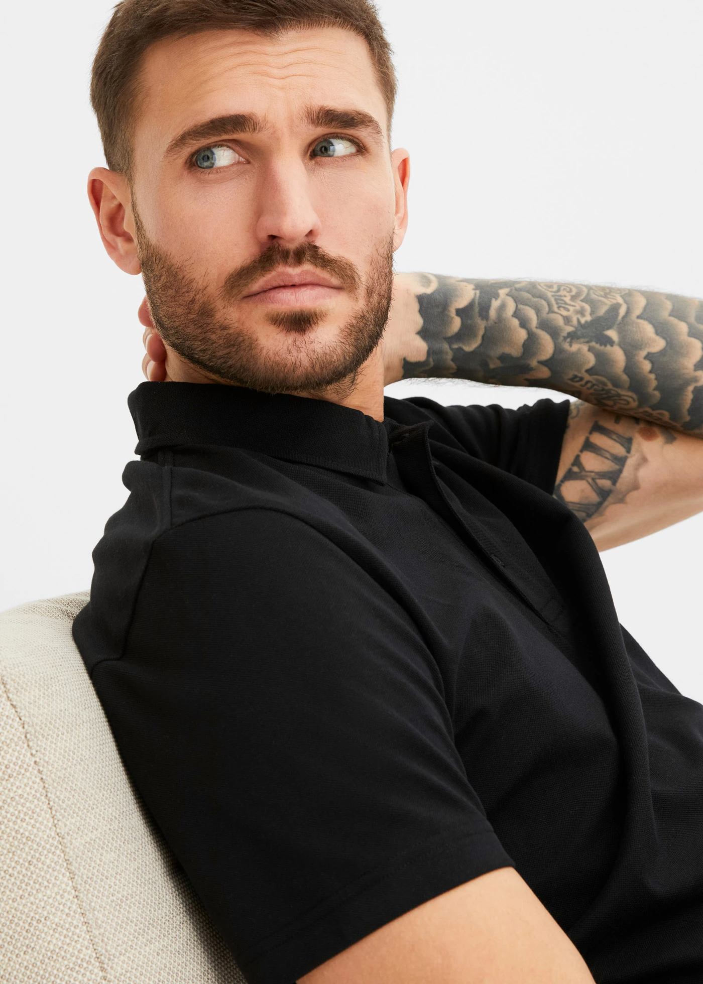 Tricou polo funcțional, cu uscare rapidă • negru • magazin bonprix