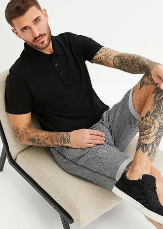 Tricou polo funcțional, cu uscare rapidă • negru • magazin bonprix