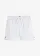 Bavlněné bermudy s pasem do gumy, barva: bílá
