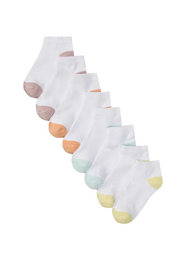 Lot de 8 paires de chaussettes courtes coton