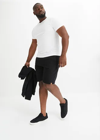 Sweat bermuda, Kleur: zwart