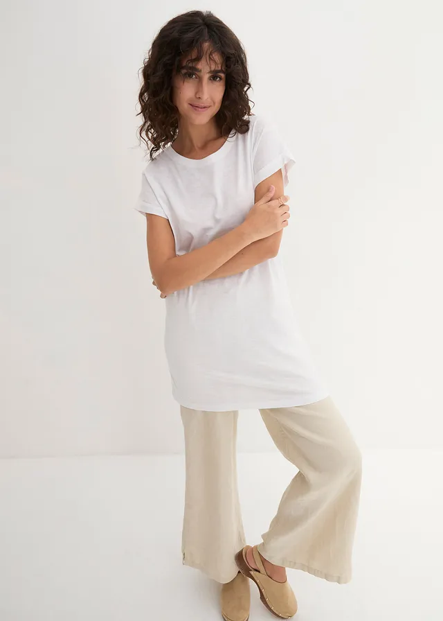 Longshirt van katoen