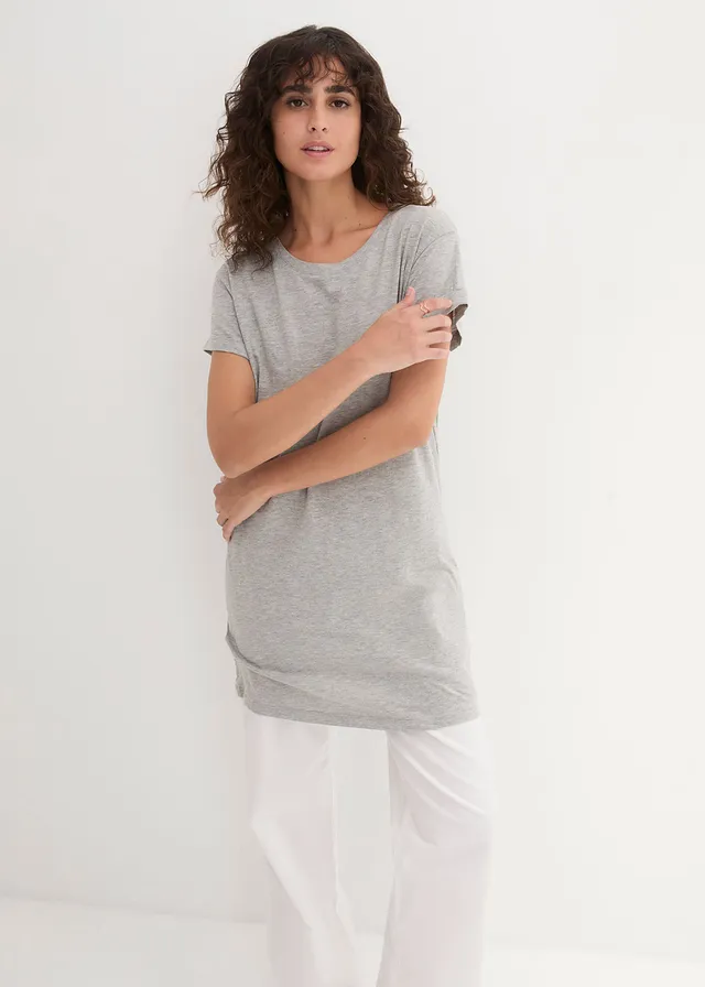 Longshirt van katoen