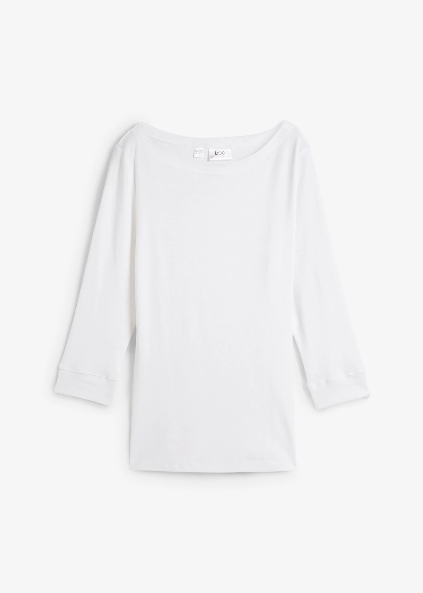 Triko s dlouhým rukávem, z čisté organické bavlny • bílá • bonprix obchod