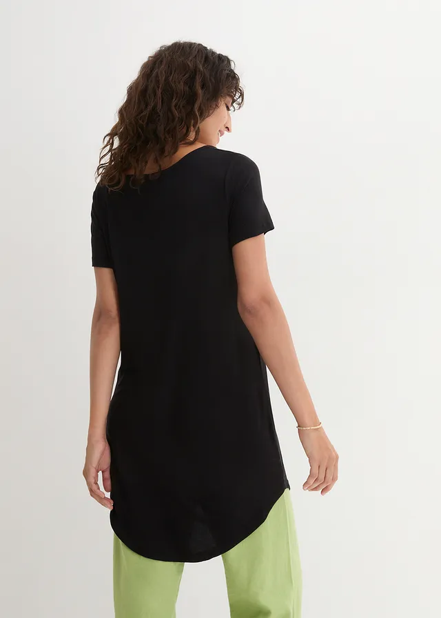 Longshirt, korte mouw • zwart • product-page.page-title-suffix