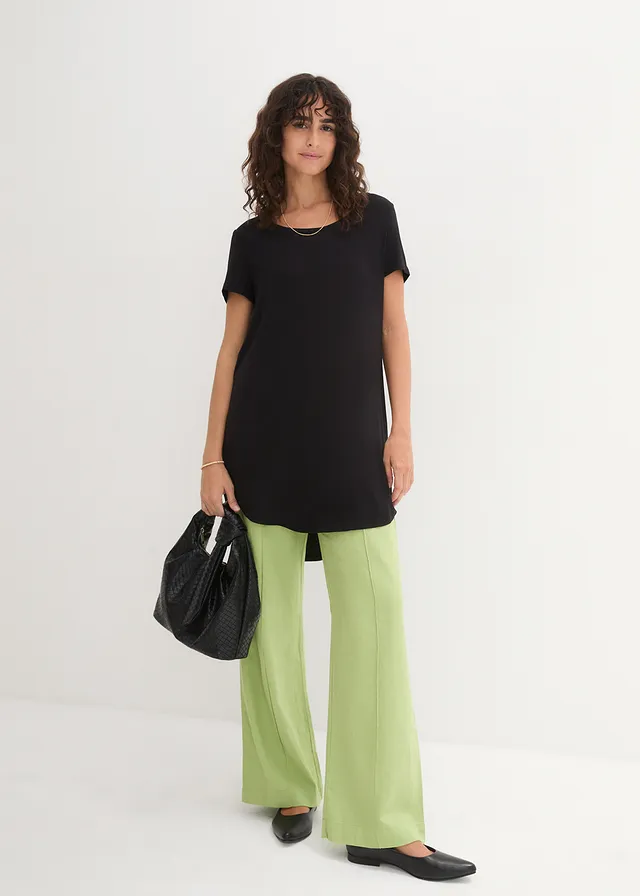 Longshirt, korte mouw • zwart • product-page.page-title-suffix