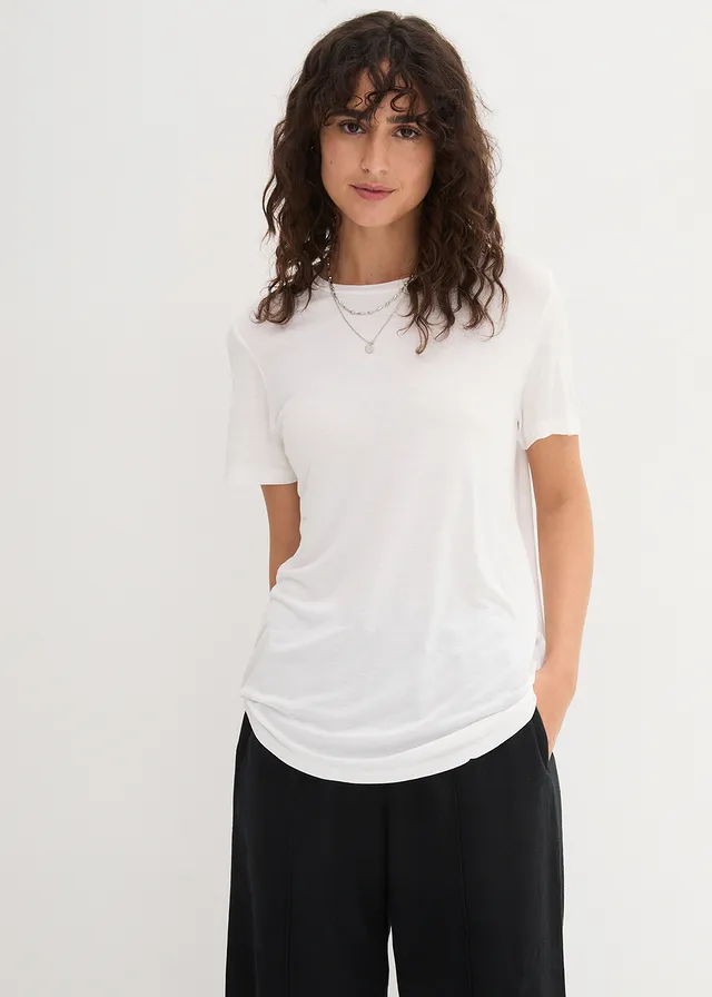 Longshirt van zachte viscose • wit • product-page.page-title-suffix