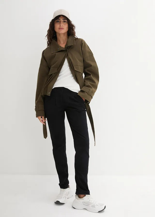 Pantalon chino extensible • noir • product-page.page-title-suffix