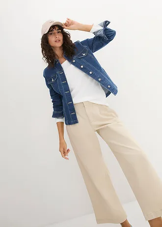 Tričko s dlouhým rukávem, z čisté organické bavlny • bílá • bonprix obchod