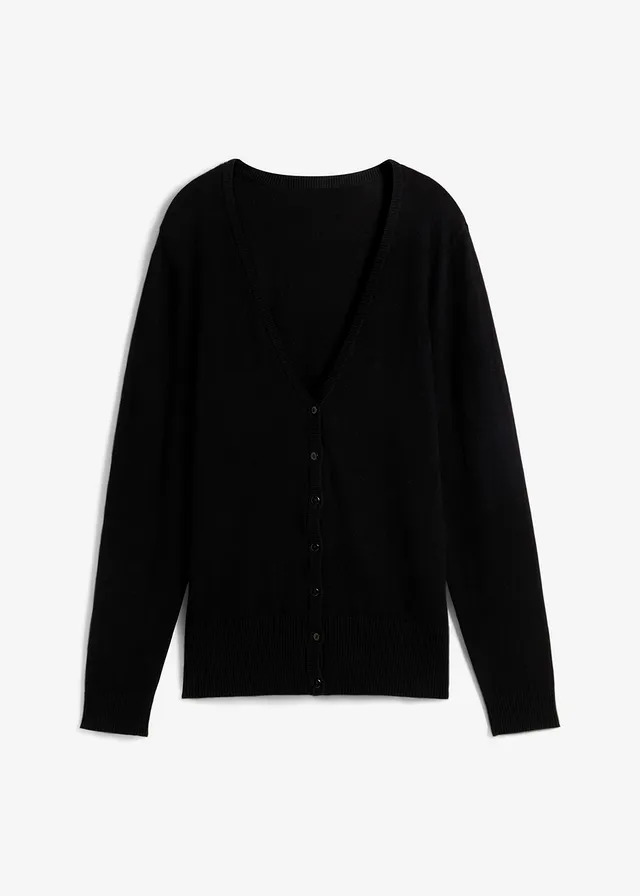Gilet boutonné en maille fine