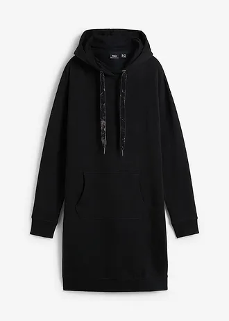 Robe sweat, Couleur: noir