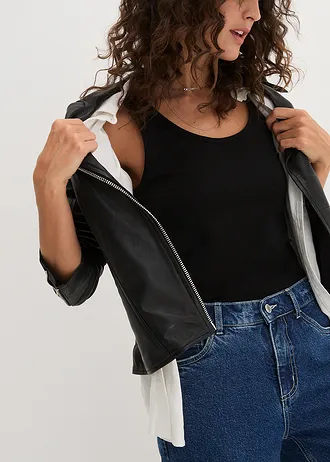 Top (2 szt.) • czarny • sklep bonprix