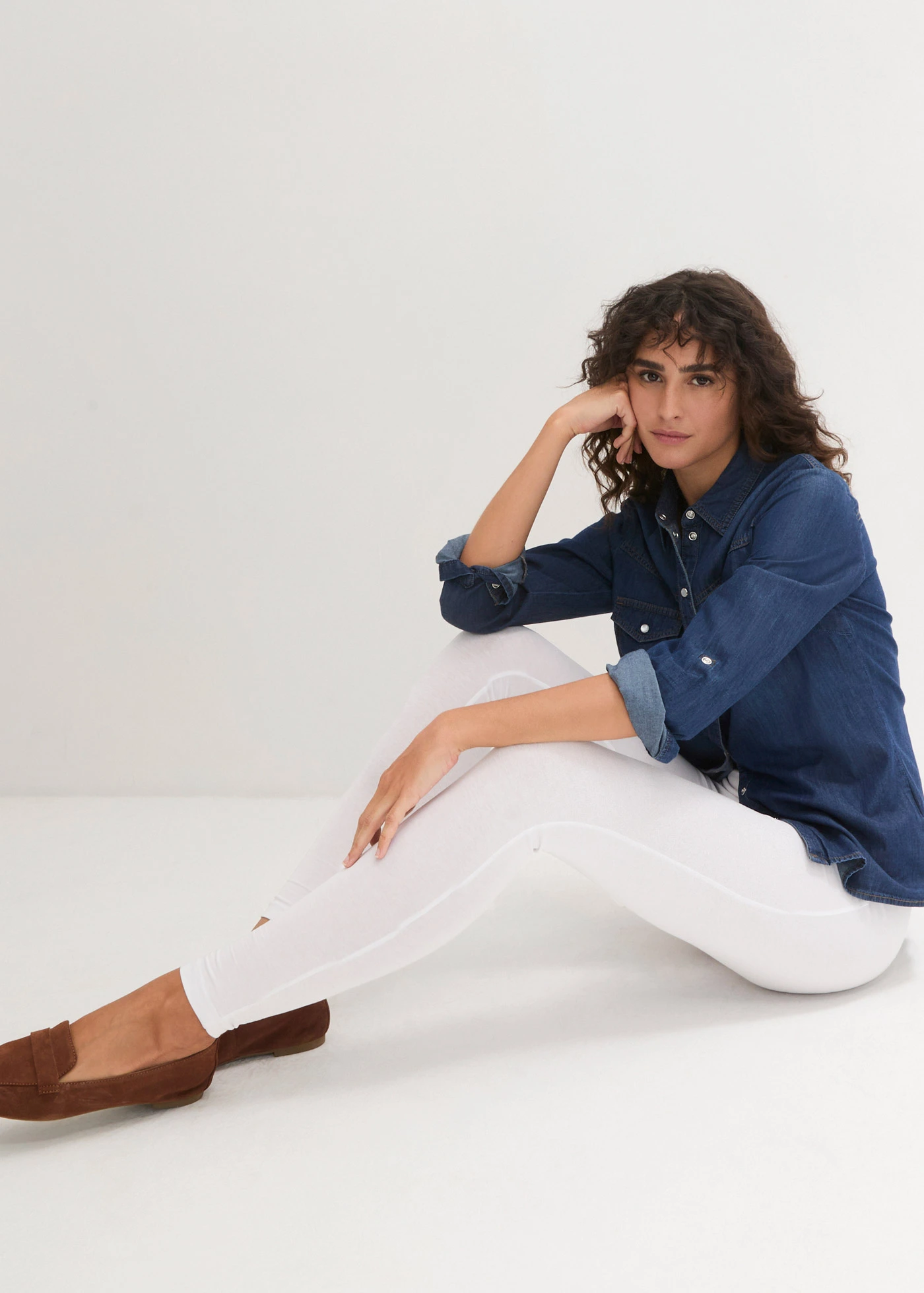 Legging (set van 2) • wit+zwart • bonprix online shop