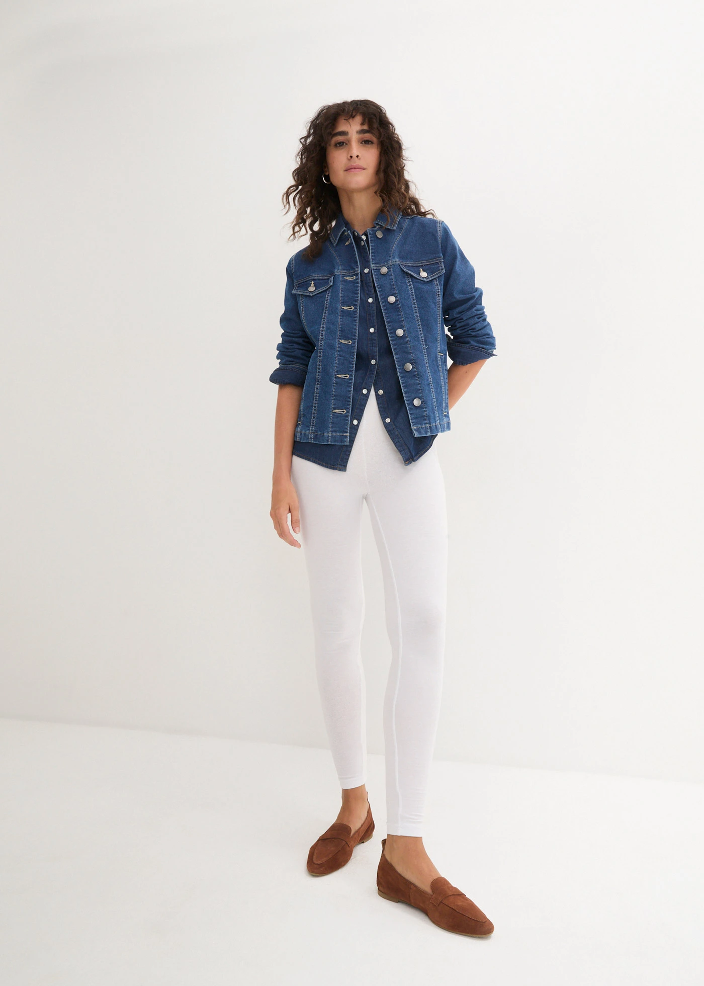 Legging (set van 2) • wit+zwart • bonprix online shop