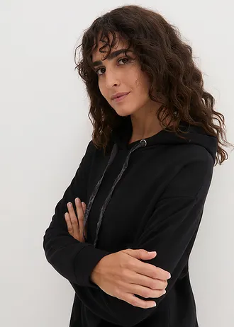 Rochie casual cu bumbac organic • negru • magazin bonprix