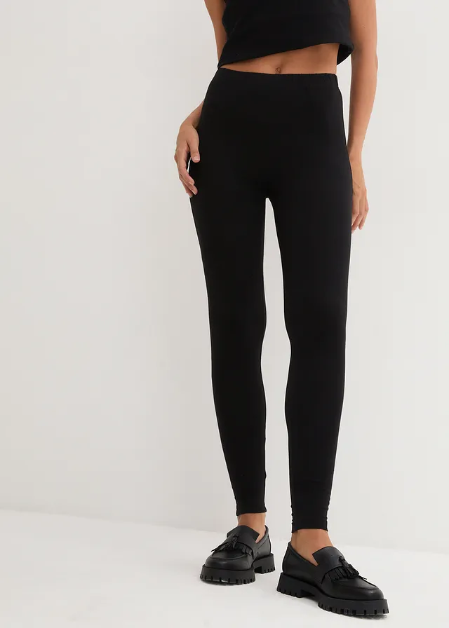 Legging (set van 2), Kleur: zwart-donkerblauw