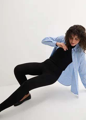 Legging (2 db-os csomag) • fekete • bonprix áruház