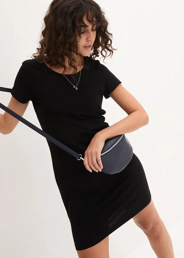 Robe en jersey coton extensible • noir • product-page.page-title-suffix