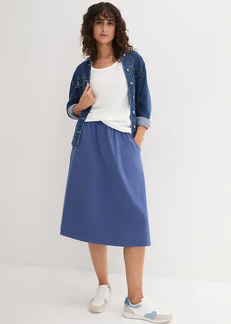 Katoenen longtop (set van 5), Kleur: zwart + zwart + zwart + wit + wit