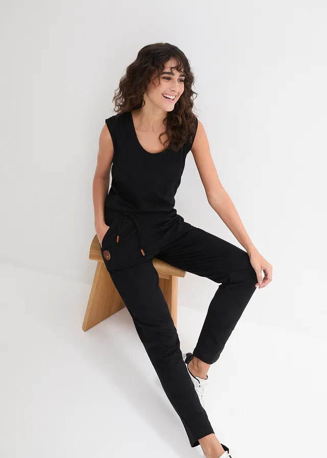 Combinaison en jersey coton extensible • noir • product-page.page-title-suffix
