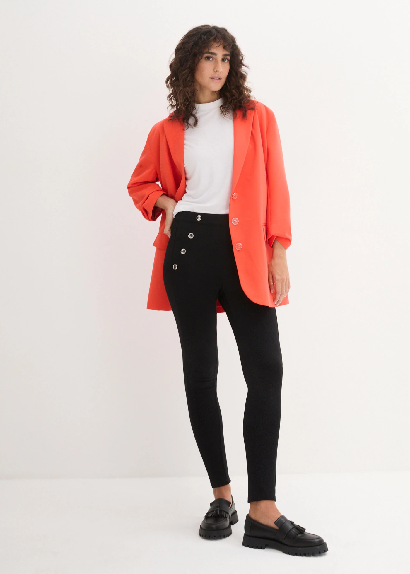 Legging van comfortabel Punto di Roma • zwart • bonprix online shop