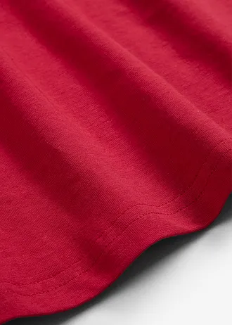 T-shirt col bateau 100% coton • rouge vermillon • Boutique bonprix