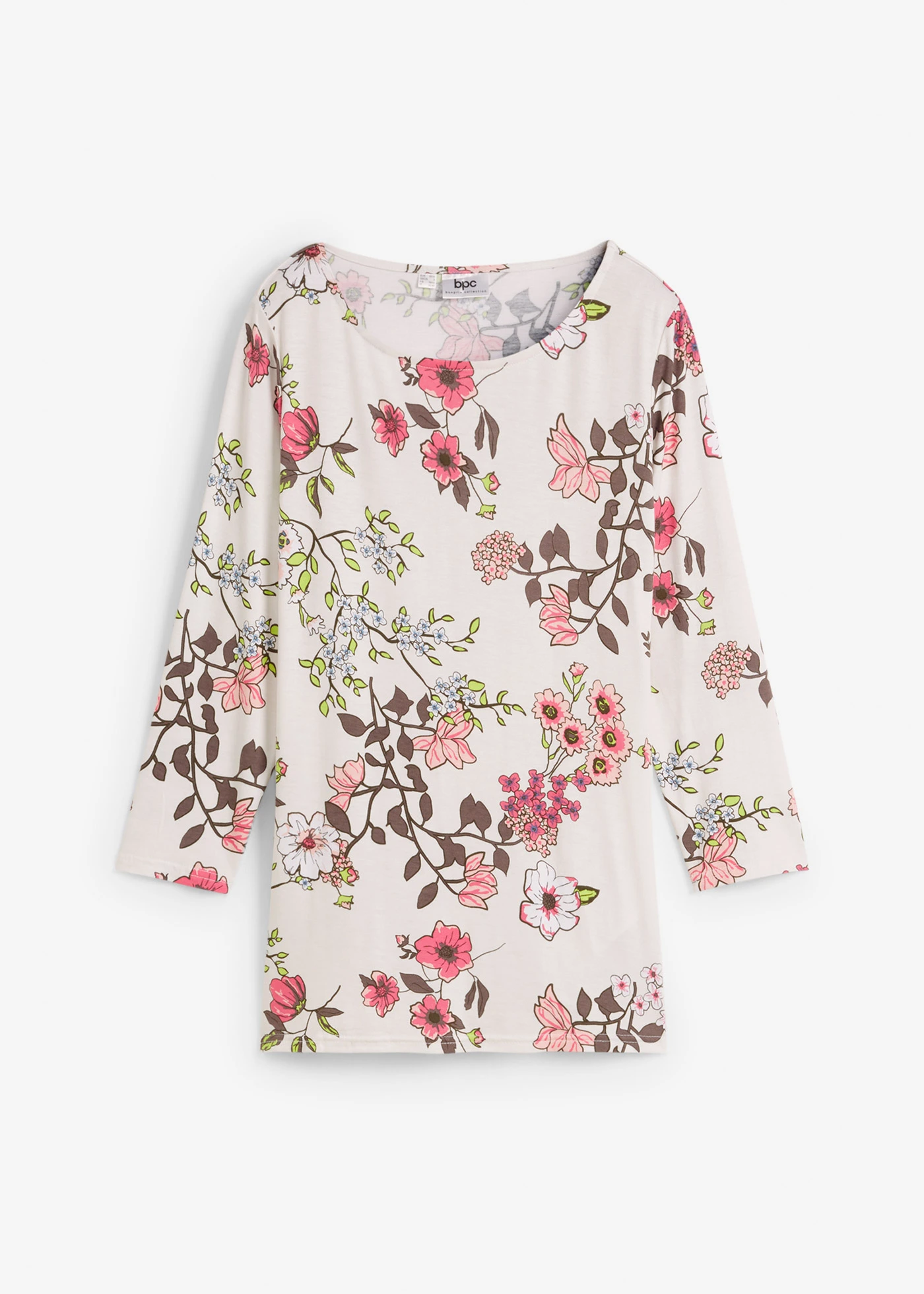 T-shirt à imprimé floral • écru floral • Boutique bonprix