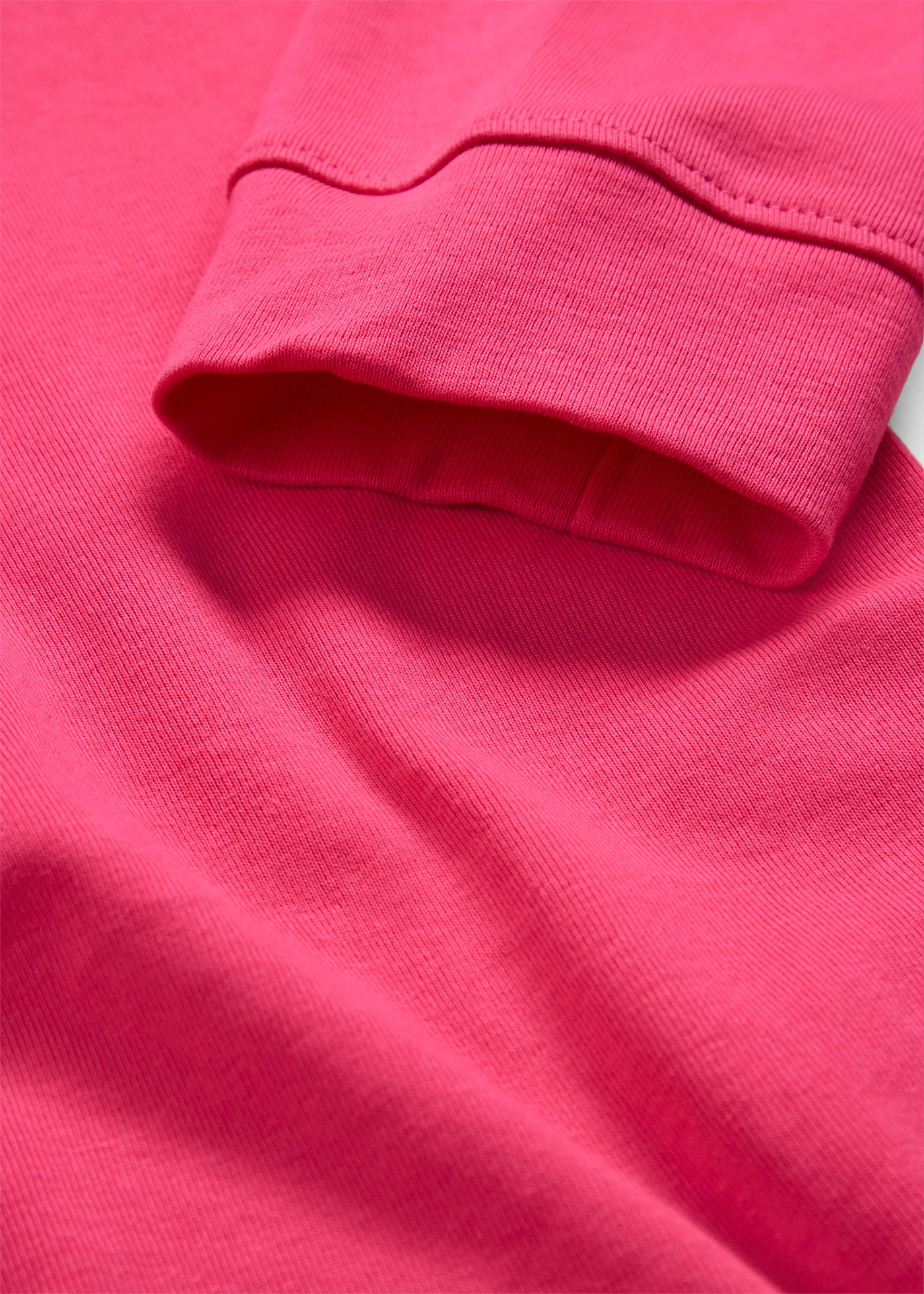 Triko s dlouhým rukávem, z čisté organické bavlny • tmavě pink plus size • bonprix obchod