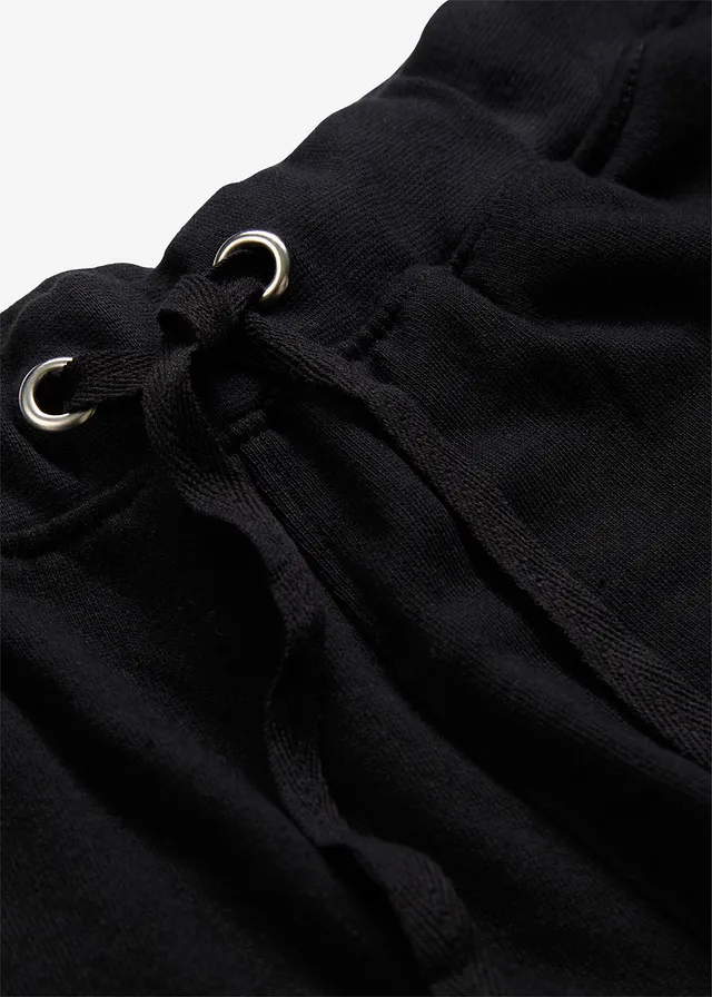 Sweat short van puur katoen • zwart • product-page.page-title-suffix