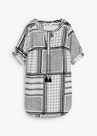 Dlouhá tunika z čisté bavlny