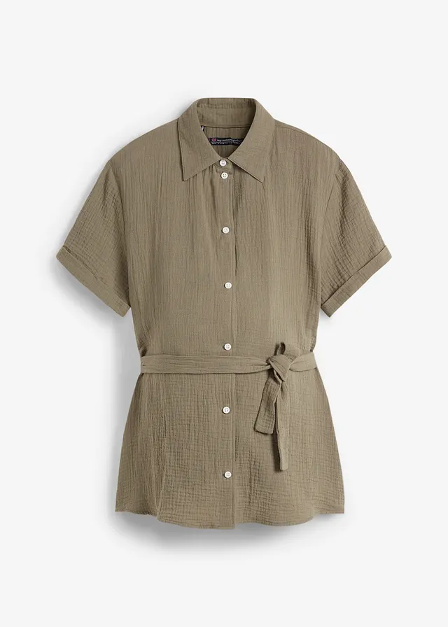 Oversize mušelínová materská blúza/na dojčenie, 2v1