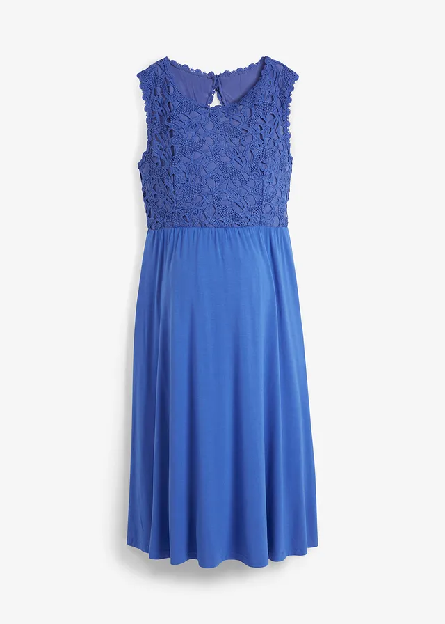 Rochie de gravide cu dantelă și spate elastic