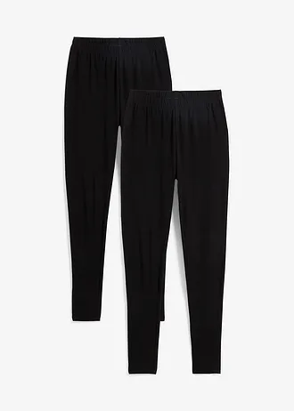 Legging (set van 2), Kleur: zwart+zwart