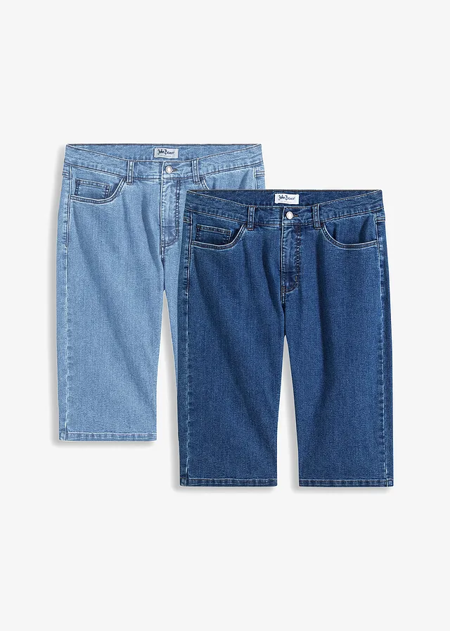 Bermude lungi de blugi, regular fit (2buc.)