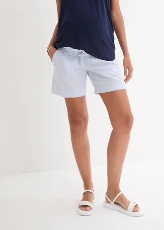 Zwangerschapsshort • parelblauw-wit gestreept • bonprix online shop