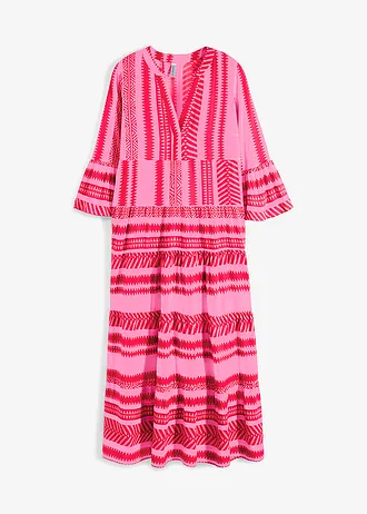 Maxi jurk van soepele viscose