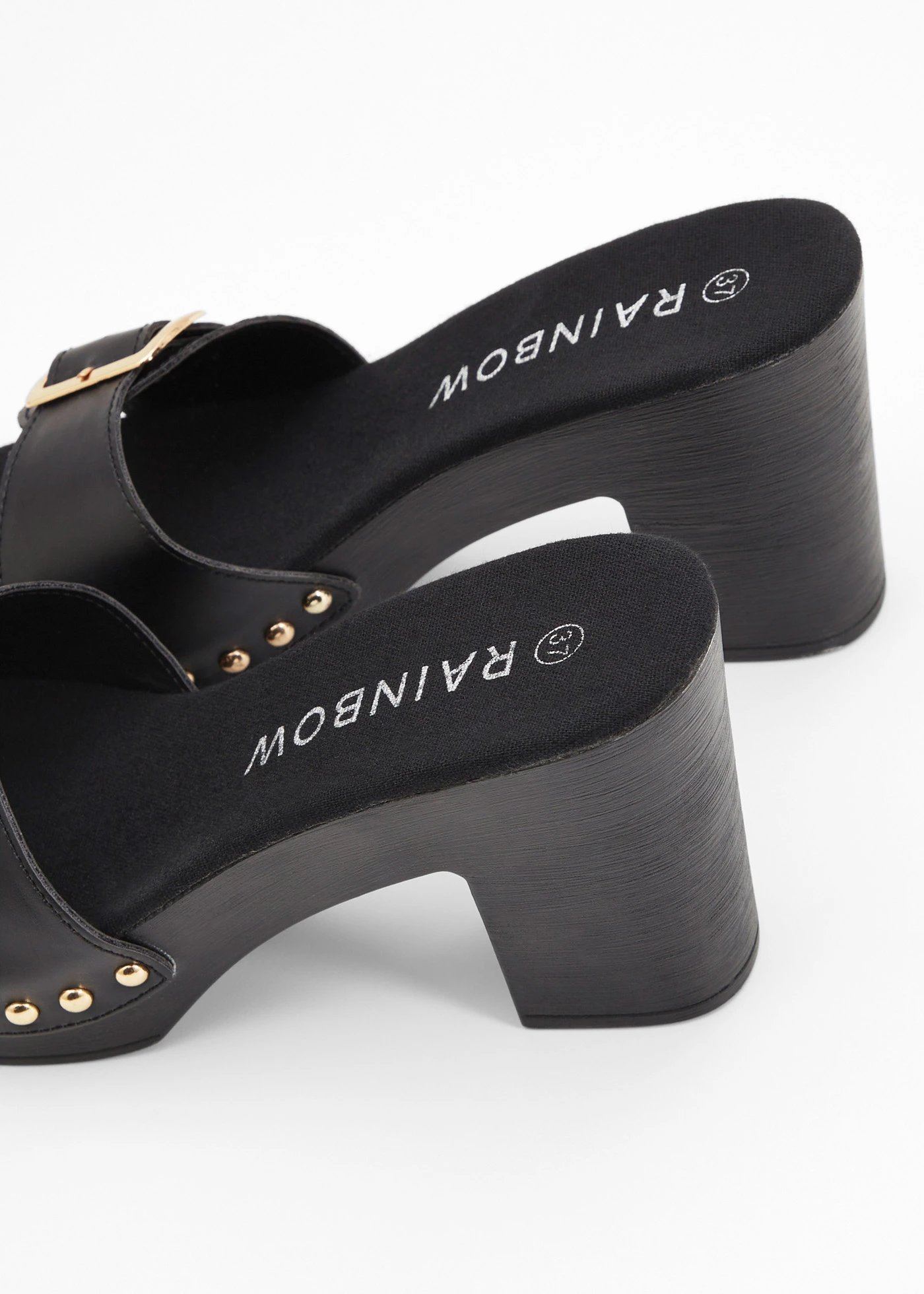 Mules à rivets décoratifs • noir • Boutique bonprix