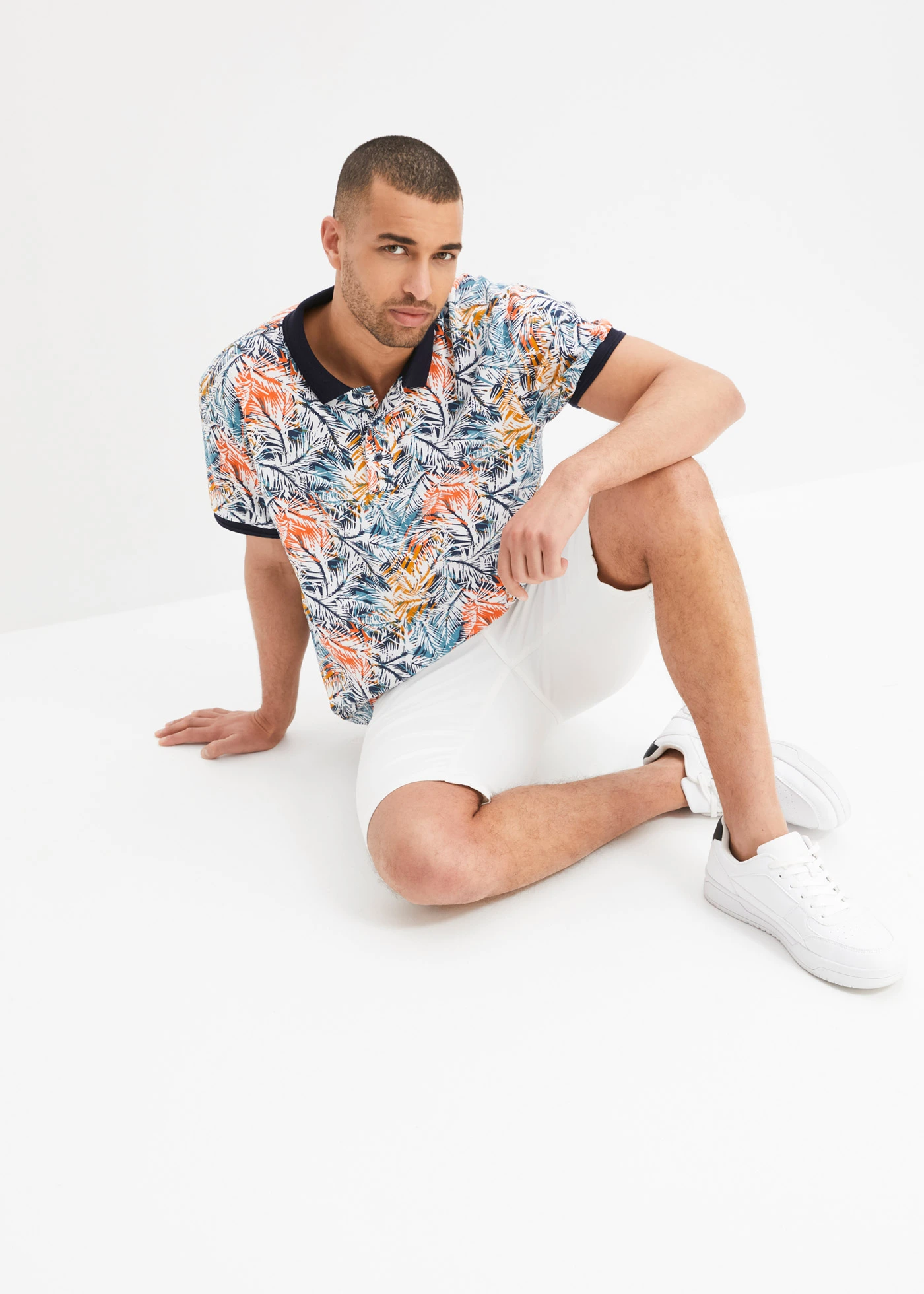 Piqué poloshirt • wit • bonprix online shop