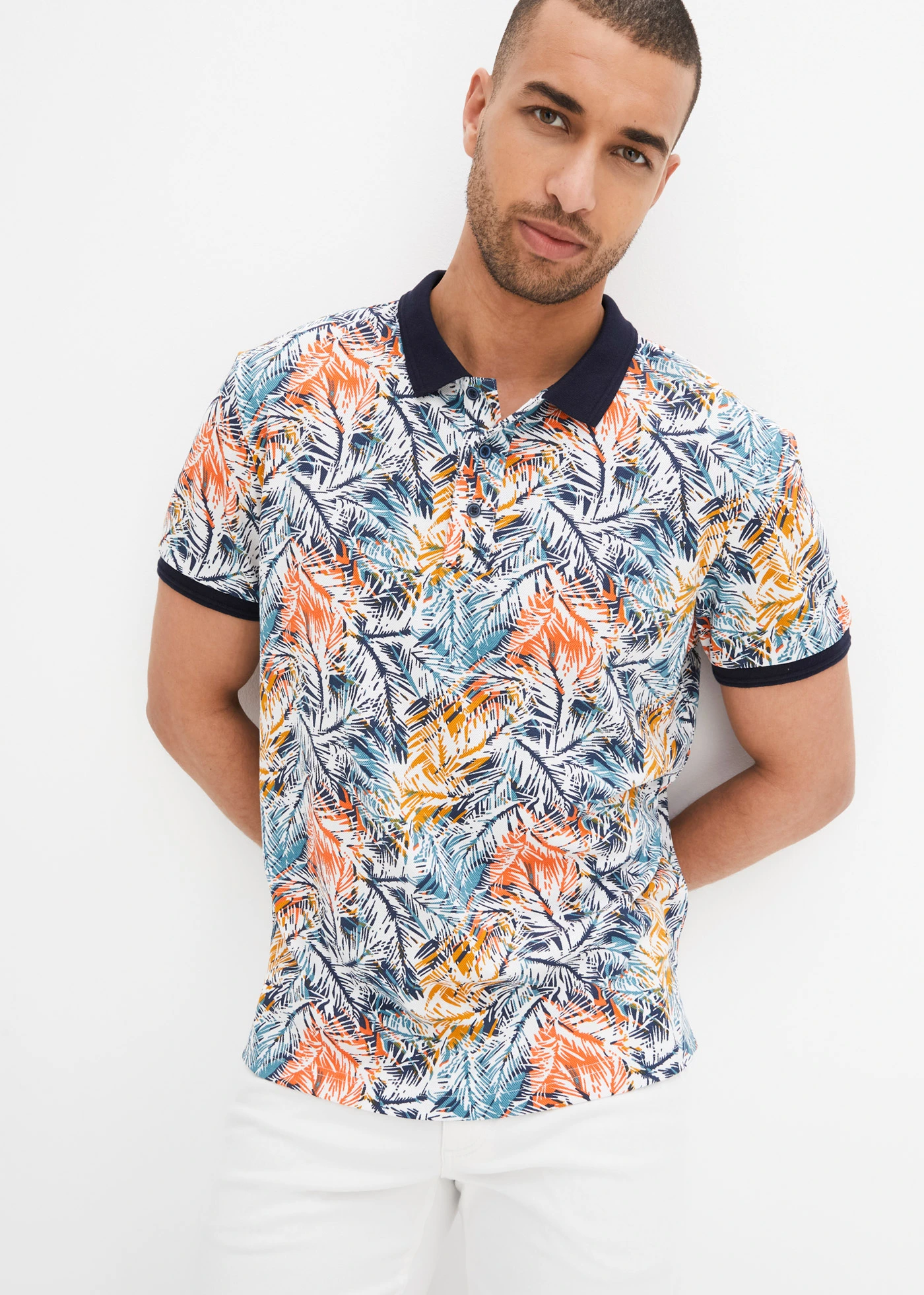 Piqué poloshirt • wit • bonprix online shop