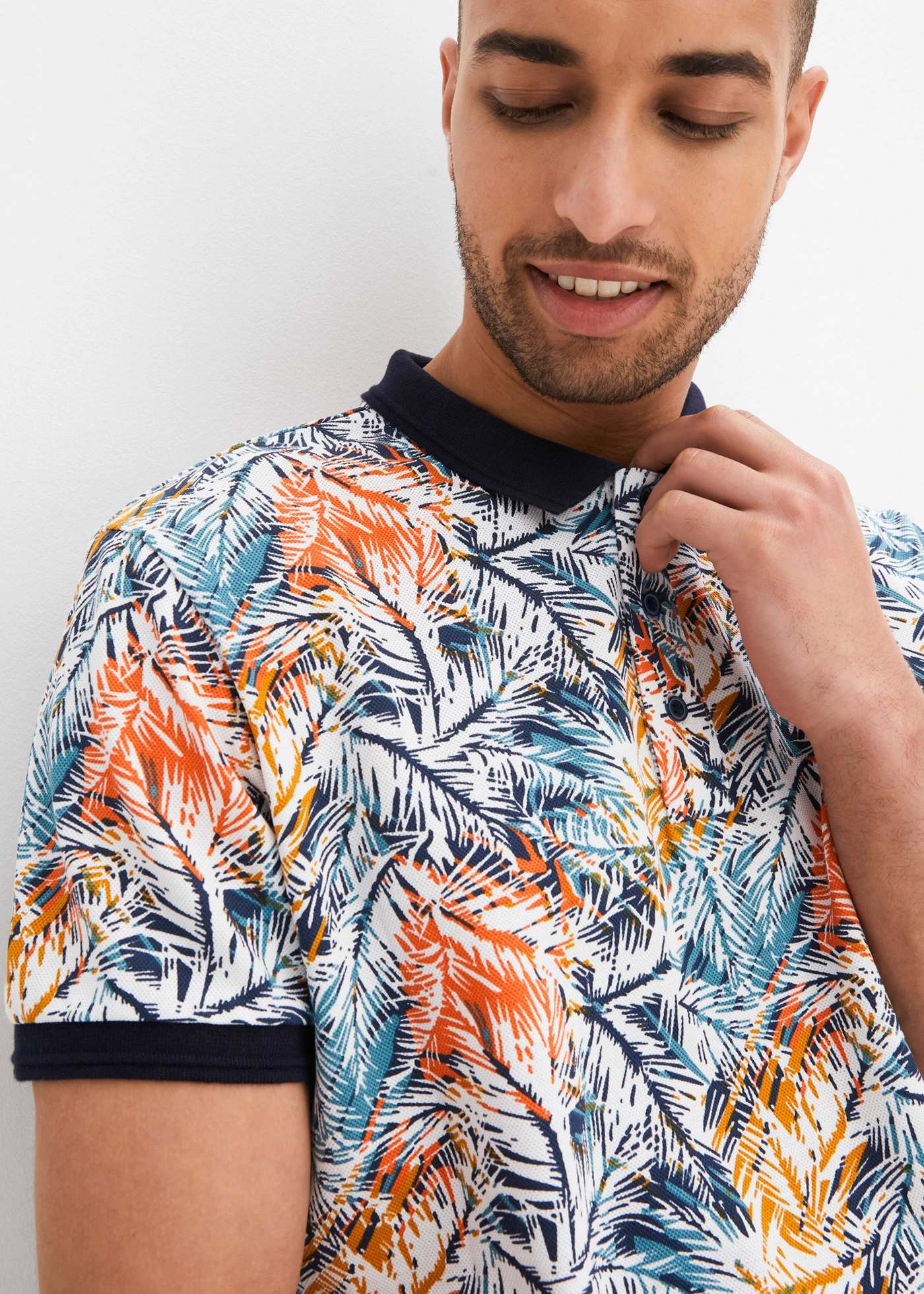 Piqué poloshirt • wit • bonprix online shop