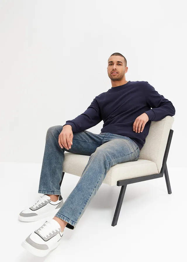 Sweater in regular fit • donkerblauw • product-page.page-title-suffix
