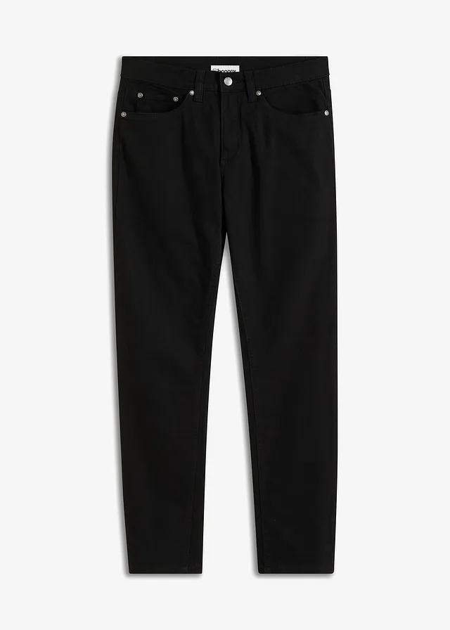 Džíny Slim Fit, Straight, barva: černá