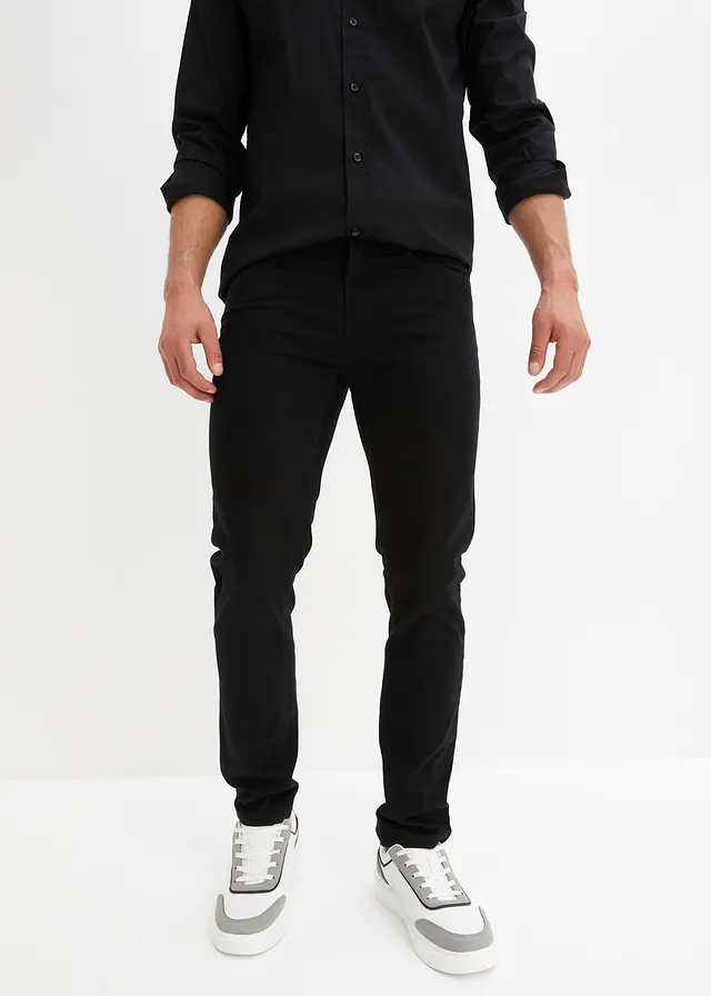 Slim fit jeans, straight • zwart • bonprix online shop