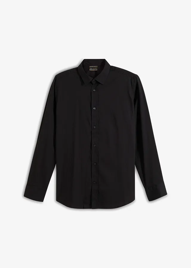 Cămașă stretch de business cu bumbac, Slim Fit