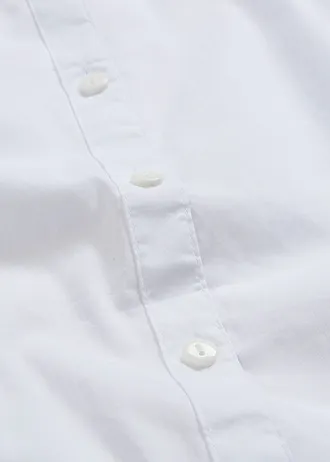 Bluză stretch cu mâneci scurte din amestec cu bumbac • alb • magazin bonprix